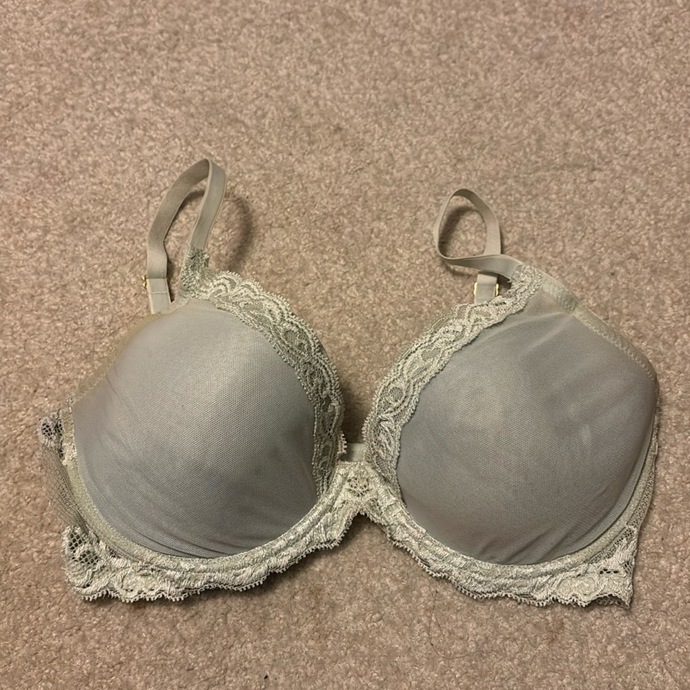 Natori Feathers Plunge T-Shirt Bra 36D in Spring Mintdnu